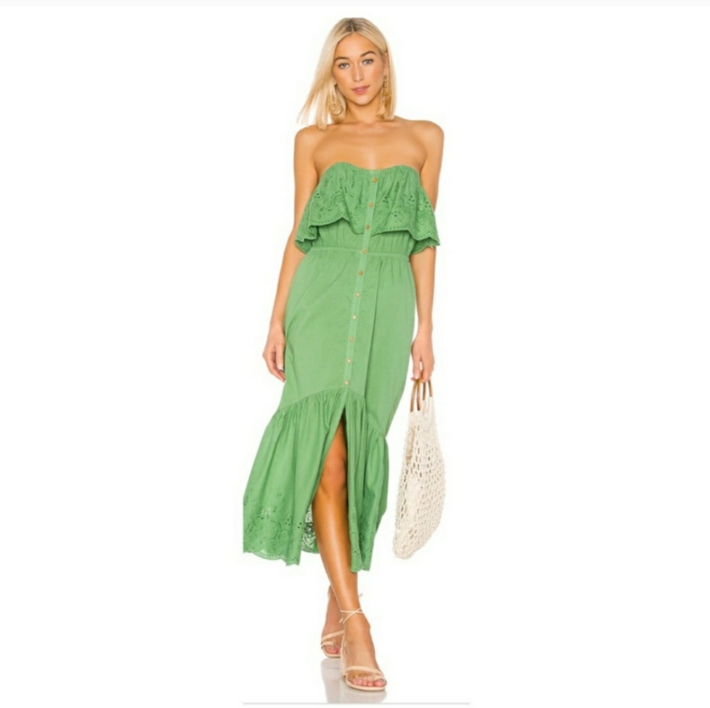 Minkpink Medium Purity Strapless Midi Dress